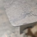 [M od ręki, Defekt] Stół rozkładany Pavalon 140-190x100 cm na centralnej nodze, blat Primo Laminato (HPL) w kolorze antracytowym