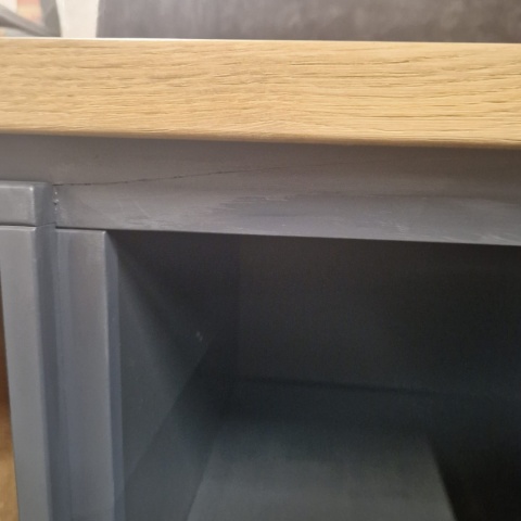 (M, defekt) Wysoka komoda H&H Jardin antracyt (M, defekt) Wysoka komoda H&H Jardin antracyt