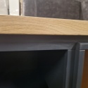 (M, defekt) Wysoka komoda H&H Jardin antracyt