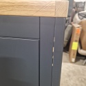 (M, defekt) Wysoka komoda H&H Jardin antracyt