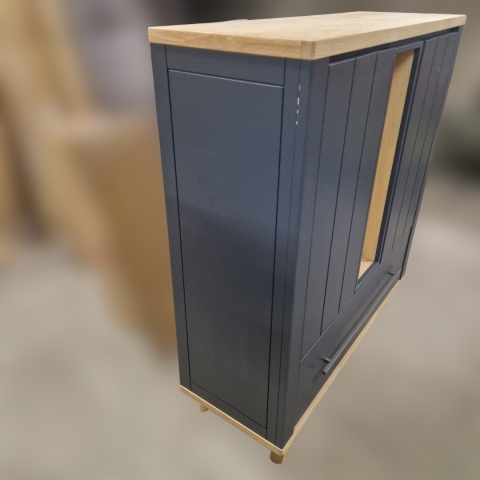 (M, defekt) Wysoka komoda H&H Jardin antracyt (M, defekt) Wysoka komoda H&H Jardin antracyt