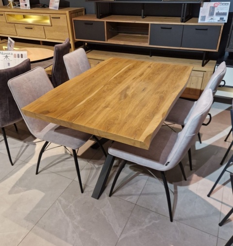 [K, od ręki] Stół 130 x 90 cm Henders& Hazel Metalox centralna noga