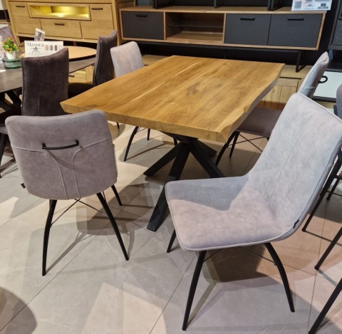 [K, od ręki] Stół 130 x 90 cm Henders& Hazel Metalox centralna noga