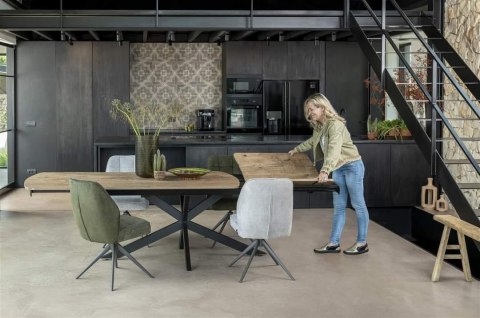 [M] Stół Henders& Hazel Pavalon 200+ 78 x 100 cm Driftwood