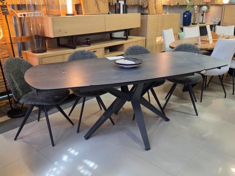 [na zamówienie] Stół Lazio Henders& Stół rozkładany z blatem caramicznym 140 x 100 cm (+ 2 x 35 cm)