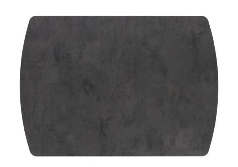 [na zamówienie] Stół rozkładany Pavalon 140-190x100 cm na centralnej nodze, blat Primo Laminato (HPL) w kolorze antracytowym