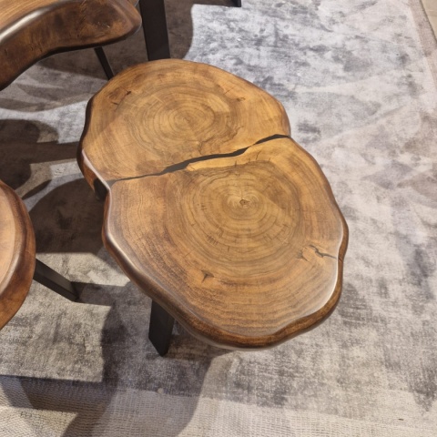 [K] Stolik z plastra orzecha różne warianty