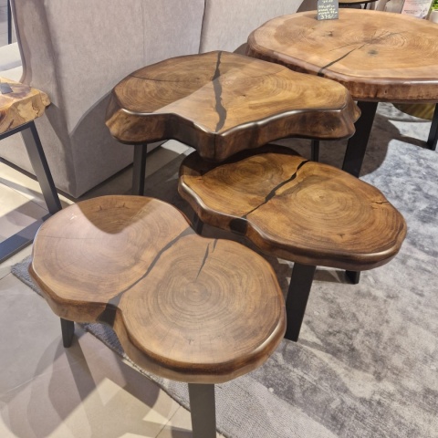 [K] Stolik z plastra orzecha różne warianty