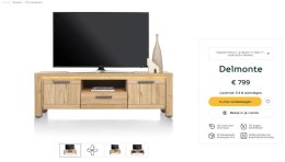 (R) Szafka RTV Delmonte 170 cm Henders& Hazel
