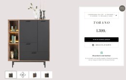 [T] Wysoka komoda Xooon Torano