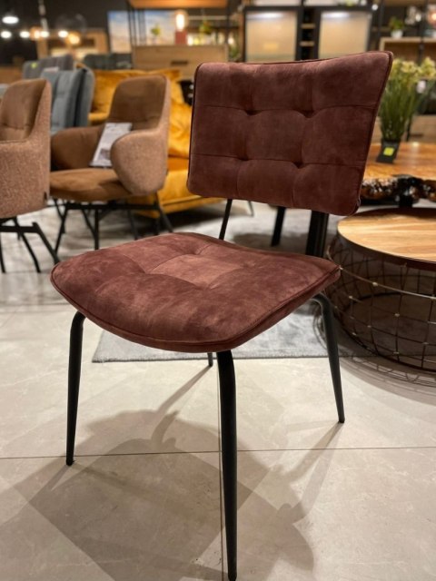 [na zamówienie] Krzesło H&H Manou burgundy