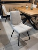Krzesło do jadalni Xooon ARTELLA z personalizowaną tapicerką i podstawą