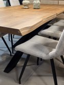 Krzesło do jadalni Xooon ARTELLA z personalizowaną tapicerką i podstawą