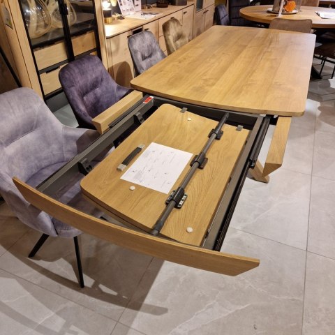 (M) Stół rozkładany NYON Henders& Hazel 200+80 x 100 cm, fornir dębowy, kolor Dune Oak