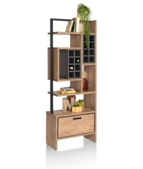 [ M] Parawan / Regał na wino Pavarotti Henders& Hazel 70x190 cm, industrialny, laminat HPL