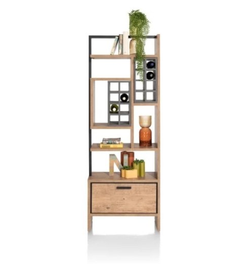 [R] Parawan / Regał na wino Pavarotti Henders& Hazel 70x190 cm, industrialny, laminat HPL