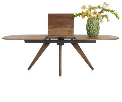 (R, od ręki) Stół Rozkładany EVEREST 190 (+ 60) x 110 cm, fornir z dymionego drzewa mango, Happy@Home