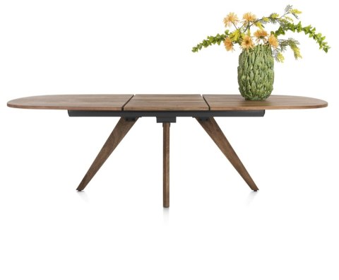 (R, od ręki) Stół Rozkładany EVEREST 190 (+ 60) x 110 cm, fornir z dymionego drzewa mango, Happy@Home