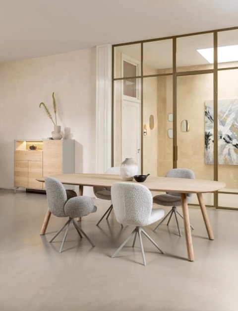 Stół Jadalniany NIORA 270x120 cm - Dąb Naturalny Fornir Stół Jadalniany NIORA 270x120 cm - Dąb Naturalny Fornir