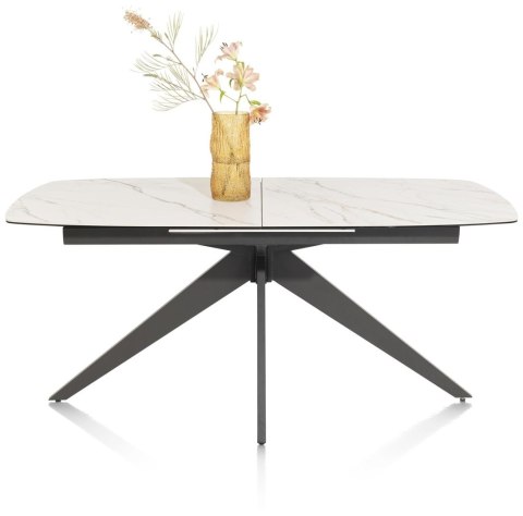 (defekt) Stół rozkładany ceramiczny PADOVA Xooon (180-240) cm, jasny, Nogi grafitowe