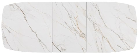 (defekt) Stół rozkładany ceramiczny PADOVA Xooon (180-240) cm, jasny, Nogi grafitowe