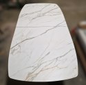 (defekt) Stół rozkładany ceramiczny PADOVA Xooon (180-240) cm, jasny, Nogi grafitowe