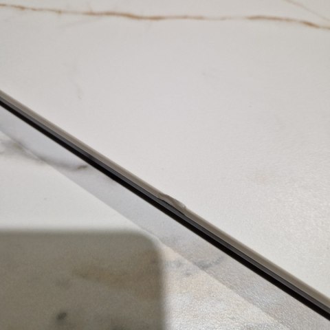 (defekt) Stół rozkładany ceramiczny PADOVA Xooon (180-240) cm, jasny, Nogi grafitowe