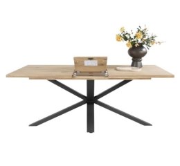 [K, od ręki] Stół rozkładany Nyborg/ Metalox Henders& Hazel 190-240 cm dąb organiczna krawędź