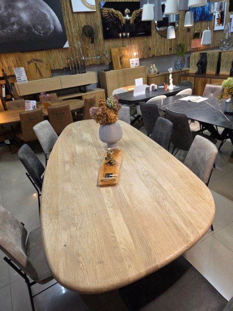 Krzesło Habufa Faas/ Fausto tkanina Rocky Jasnoszare