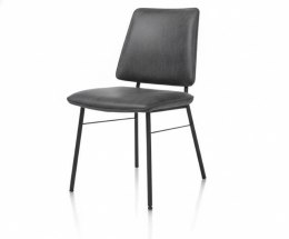 Krzesło Habufa Faas/ Fausto tkanina Rocky Antracyt
