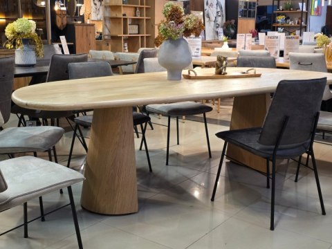 Krzesło Habufa Faas/ Fausto tkanina Rocky Antracyt