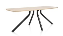 (M, #1 od ręki ) Stół Xooon Arvada 190 x 100 cm Oval lity dąb