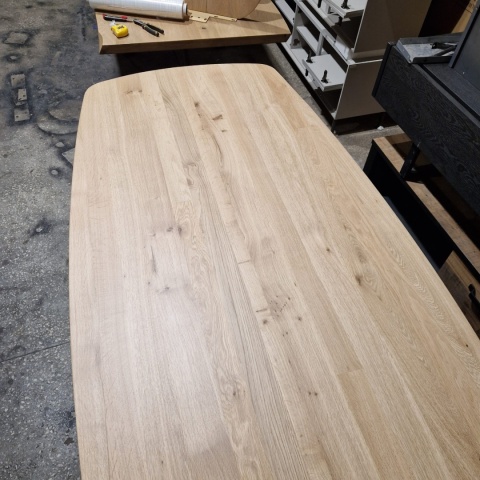 (M) Stół Xooon Arvada 250 x 110 cm Oval lity dąb