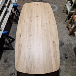 (R, od ręki) Stół Xooon Arvada 220 x 110 cm Oval lity dąb