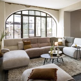 Narożnik modułowy Dublin 358x198 cm (Układ 1+2+C+Szezlong), wysokie oparcie, sprężyny kieszeniowe