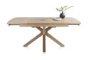 (R, od ręki) Stół rozkładany Henders & Hazel Nyon 140-190x100 cm, fornir dębowy, kolor dune natural