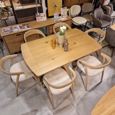 (R, od ręki) Stół rozkładany Henders & Hazel Nyon 170-230x100 cm, fornir dębowy, kolor Dune Oak/ Dąb Wydmowy