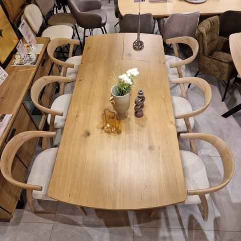 (R, od ręki) Stół rozkładany Henders & Hazel Nyon 170-230x100 cm, fornir dębowy, kolor Dune Oak/ Dąb Wydmowy