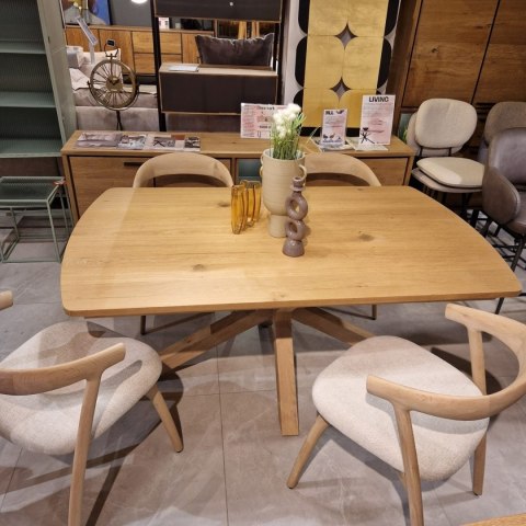 (R, od ręki) Stół rozkładany Henders & Hazel Nyon 170-230x100 cm, fornir dębowy, kolor Dune Oak/ Dąb Wydmowy