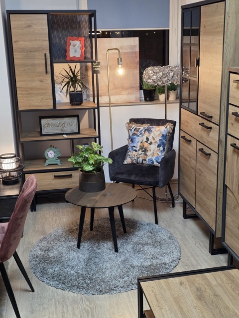 Regał H&H Avalon/ Avalox H&H Natural VINTAGE OAK