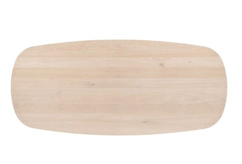 Stół Jadalniany NIORA 240x115 cm - Dąb Naturalny Fornir Nogi Dąb