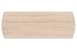 Stół do jadalni NIORA 240x100 cm, blat fornir dębowy naturalny, nogi metalowe Silk Grey