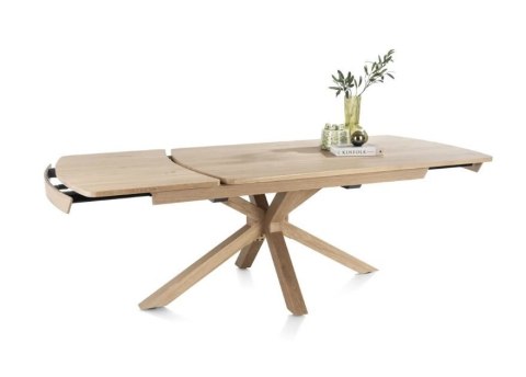 Stół rozkładany Henders & Hazel Nyon 170-230x100 cm, fornir dębowy, kolor Natural Sand