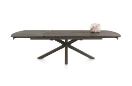 [K] Stół rozkładany Henders & Hazel Nyon 200-280x100 cm, fornir dębowy, kolor Bazalt