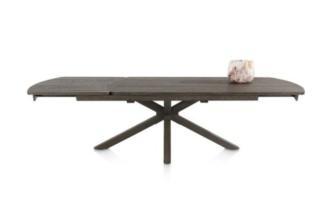 [K] Stół rozkładany Henders & Hazel Nyon 200-280x100 cm, fornir dębowy, kolor Bazalt