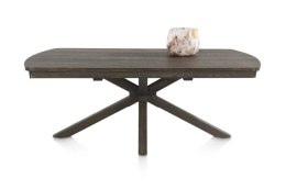 [K] Stół rozkładany Henders & Hazel Nyon 200-280x100 cm, fornir dębowy, kolor Bazalt