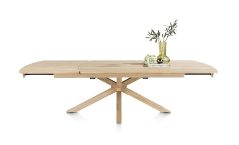 (T, od ręki) Stół rozkładany NYON Henders & Hazel 200-280x100 cm, fornir dębowy, kolor Natural Sand
