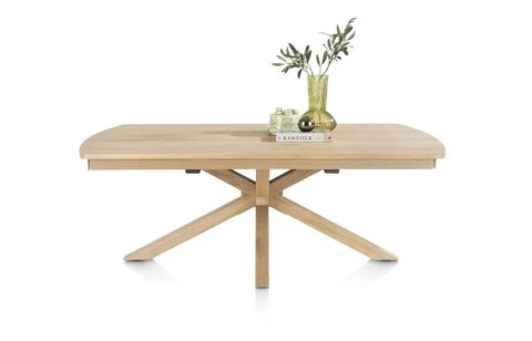 (T, od ręki) Stół rozkładany NYON Henders & Hazel 200-280x100 cm, fornir dębowy, kolor Natural Sand