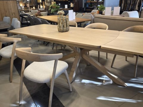 (T, od ręki) Stół rozkładany NYON Henders & Hazel 200-280x100 cm, fornir dębowy, kolor Natural Sand