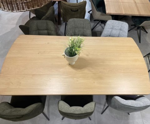 (T, od ręki) Stół rozkładany NYON Henders & Hazel 200-280x100 cm, fornir dębowy, kolor Natural Sand